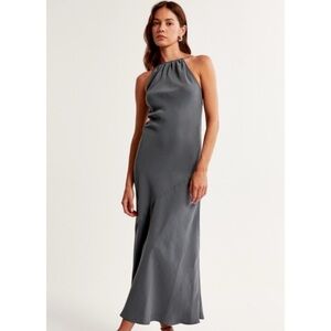 Abercrombie High Neck Maxi Dress Small